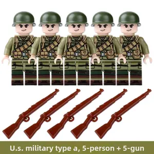 World War Ii Interactive Building Blocks, Dolls, Mini Dolls, Toys, Cartoon Characters, Educational Playset