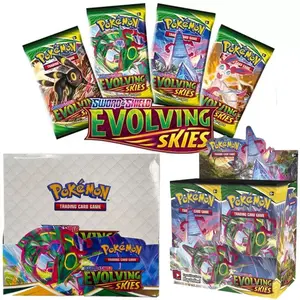 Pokemon Evolving Skies Booster Pack box-packed