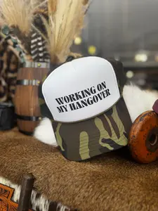 Working On My Hangover-Trucker Hat
