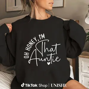 Soft Fabric Women’s Long Sleeve Shirt – Oh Honey I'm That Auntie, Stylish Comfy Look