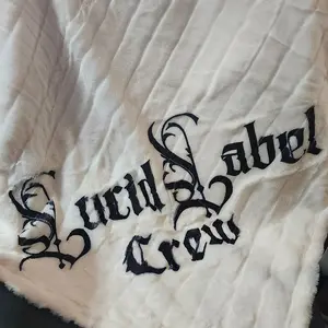 fuzzy lucid label blanket