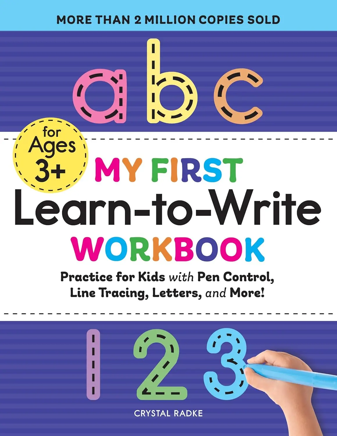 My First Learn-to-Write Workbook (My First Preschool Skills Workbooks Series) – Preschool Teaching & School Supplies for 3+ Toddlers, Paper Activity Book with Visual Learning Tools, Pen Control Practice, Line Tracing, Letter Activities