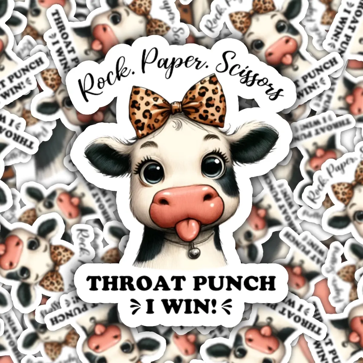 Funny Cow Sticker Funny Cow Sticker