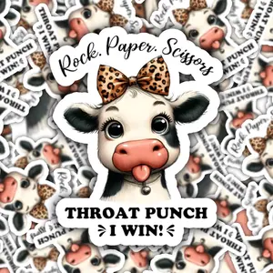 Funny Cow Sticker