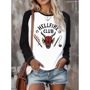 Long Sleeve Shirt, Vintage Graphic Casual Clothing, Men's and Women's Fashion Top