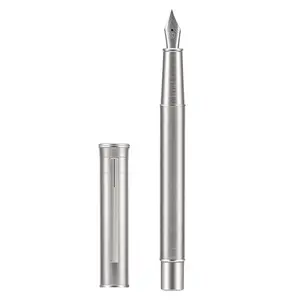 Hongdian 1861 Metal Black Forest Fountain Pen, Medium Nib, Classic Design, with Ink Suction Device & Metal Case