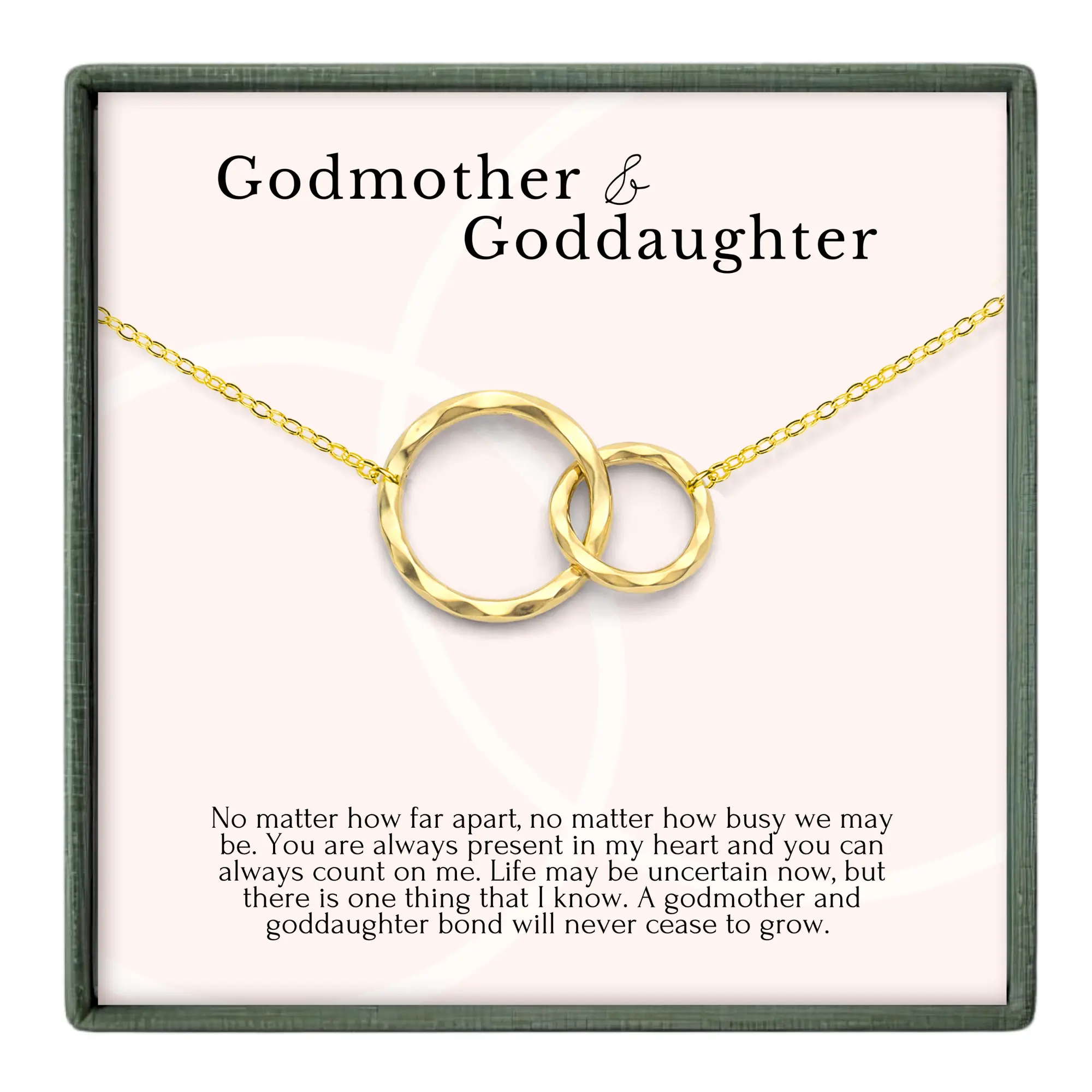 Goddaughter Necklace Set – Gift From Godmother to Her