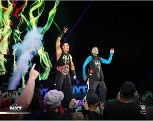 The Hardy Boyz WWE Unsigned WWE Return NXT Entrance Photograph - Wrestling Memorabilia