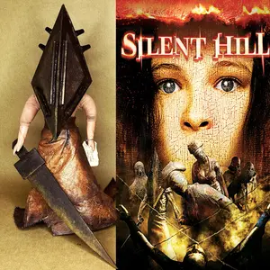 #42 Pyramid Head Silent Hill 20" Horror Movie Video Game Character Dolll OOAK Erika's Emporium