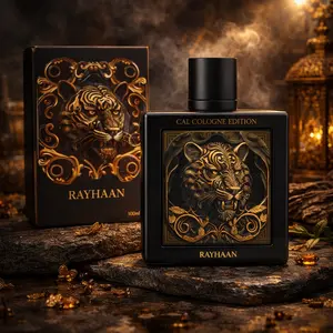 Rayhaan Tiger Cal Cologne Edition Extrait de Parfum Spray for Unisex,3.4 Ounce