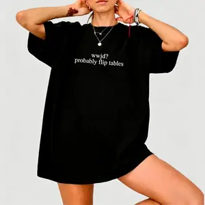 Funny Christian Shirt, WWJD Probably Flip Tables, Sarcastic Christian T-shirt, Jesus Tee