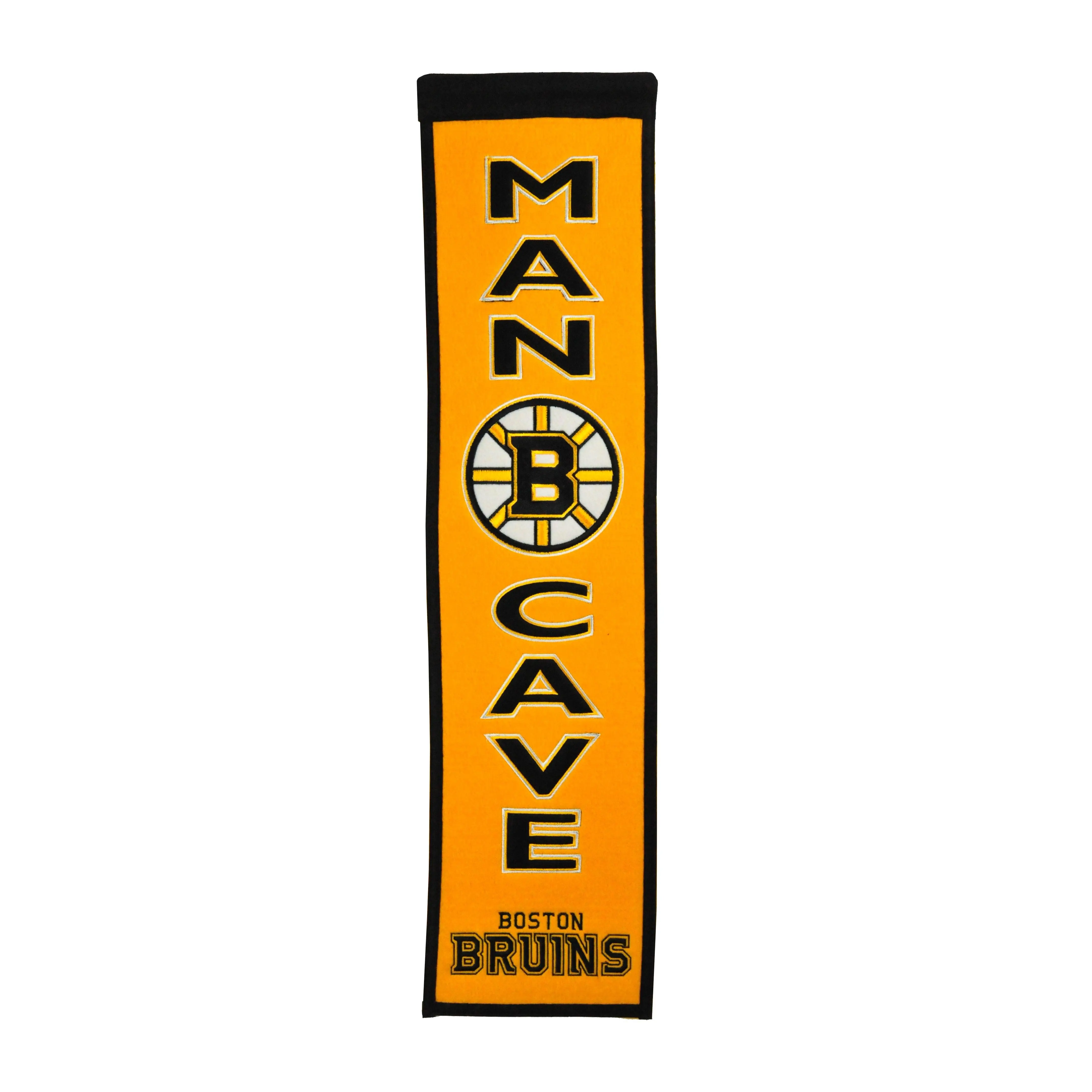 Boston Bruins Man Cave Banner - 8"x32"
