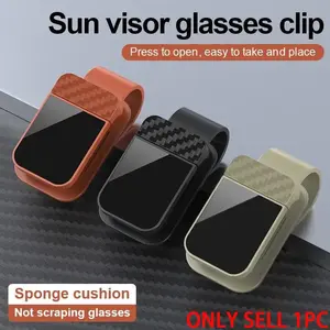 Car Sunglasses Holder Sun Visor Eyeglass Frame Card Ticket Holder Stable Storage Clip Multifunctional Car Organizer Car Organization Supplies Car Interior Accessories
