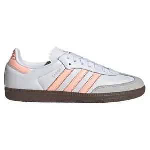 adidas Samba OG Cloud White Clear Orange Semi Coral Women's Perfect Casual Daily Lifestyle Sneaker Fashion Footwear Gym Walking Shoe Running Sneaker Girl