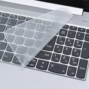 Ultra Thin Keyboard Cover Protector, Compatible with Laptop Notebook 13" 14" 15.6" 16" 17" inch Universal  Keyboard Protector    (Transparent,for 13"-14")