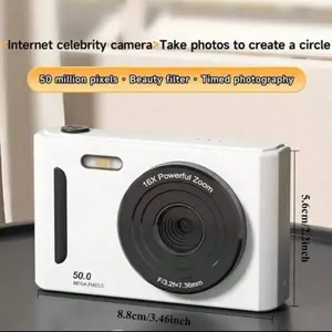 Megapixel Internet Camera with 16X Powerful Zoom Beauty Filter and Timed Photography Features, Vacation. Photoshoot for Summer