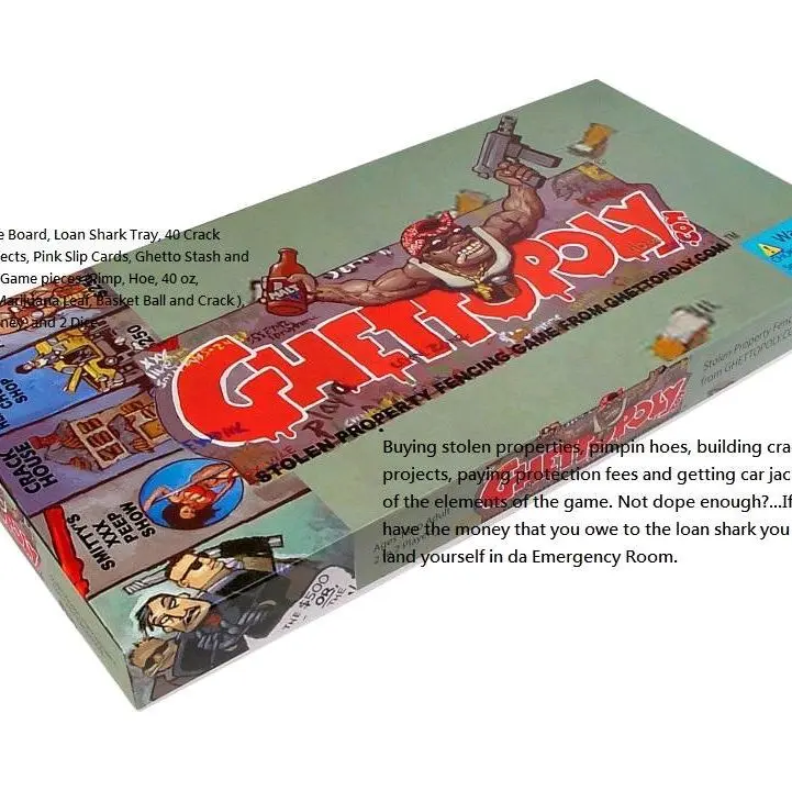Ghettopoly Board Games Ghettopoly Board Games