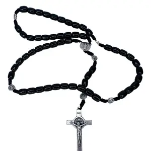 St Benedict Rosary Wooden