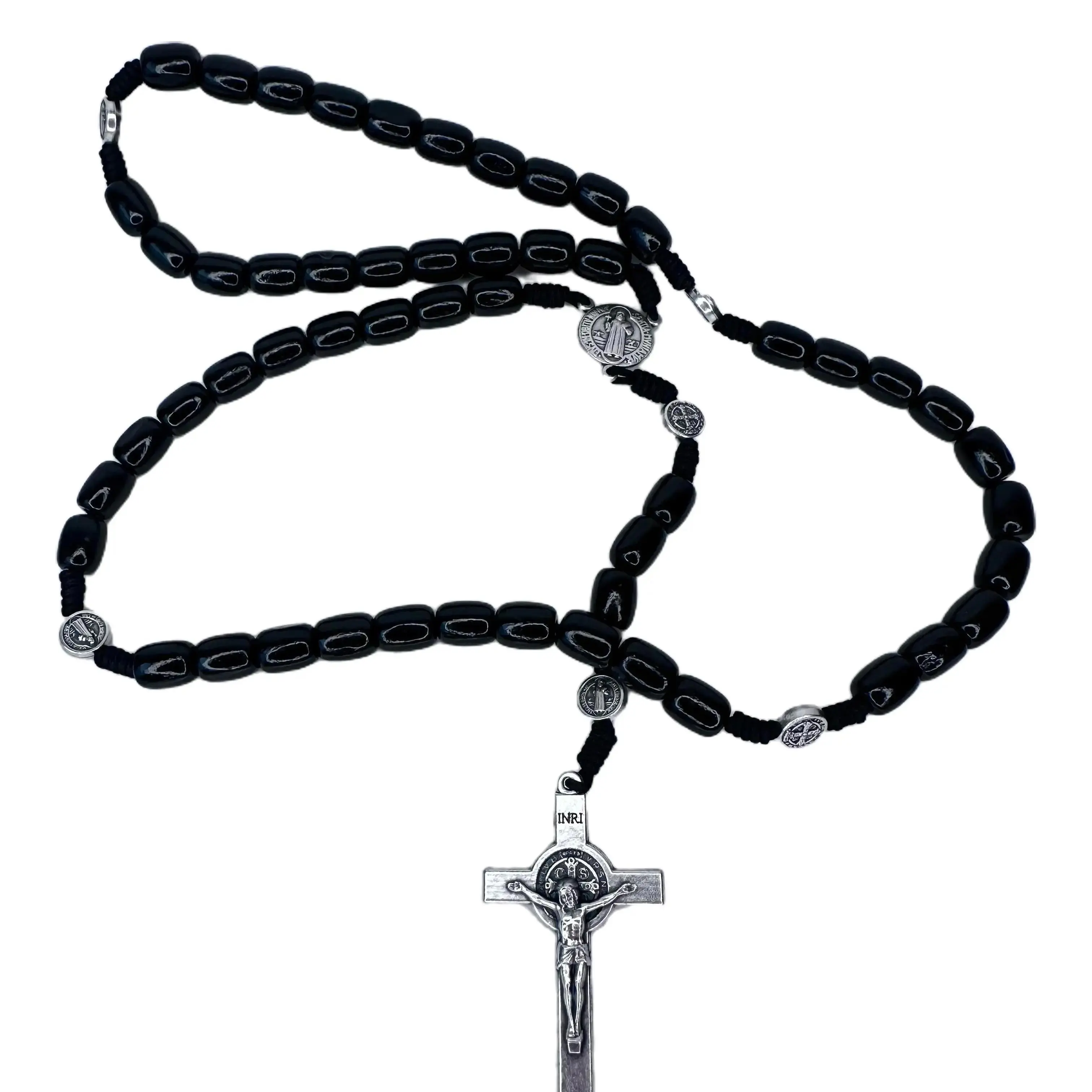St Benedict Rosary Wooden