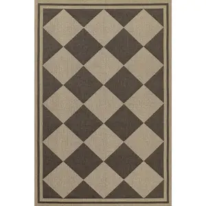 Saybrook SAY-4 (Diamond) Black Area Rug