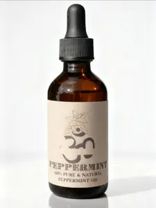 100% Pure Peppermint Oil Undiluted For Aromatic Use. Experience the distinctive aroma of our Peppermint Essential Oil, carefully bottled in small batches for quality and freshness.