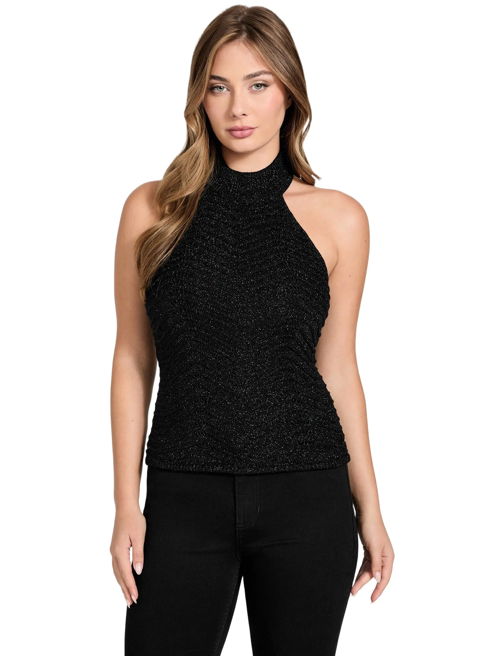 GUESS Female Eco Serina Chevron Sweater Top