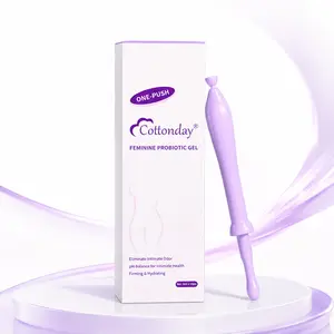 Cottonday Feminine Probiotic Gel, Gentle Feminine Care Gel with Applicator, 3 Count