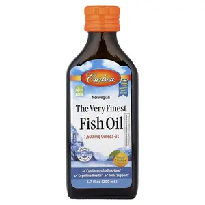 Carlson Norwegian, The Very Finest Fish Oil, Natural Orange, 6.7 fl oz (200 ml)