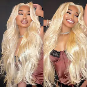 [NEW IN] Anyweek 613 Blonde HD Lace Front Wig Human Hair Body Wave and Straight 13x6 and 13x4 Lace Frontal Pre Plucked Wigs for Women summerwins