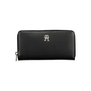 Tommy Hilfiger Black Polyurethane Wallet