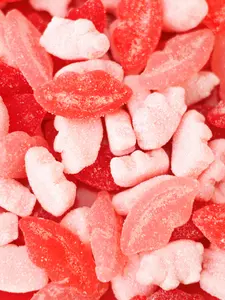 Hog 'n Kisses Valentine Gummy Candy Mix Large Jar