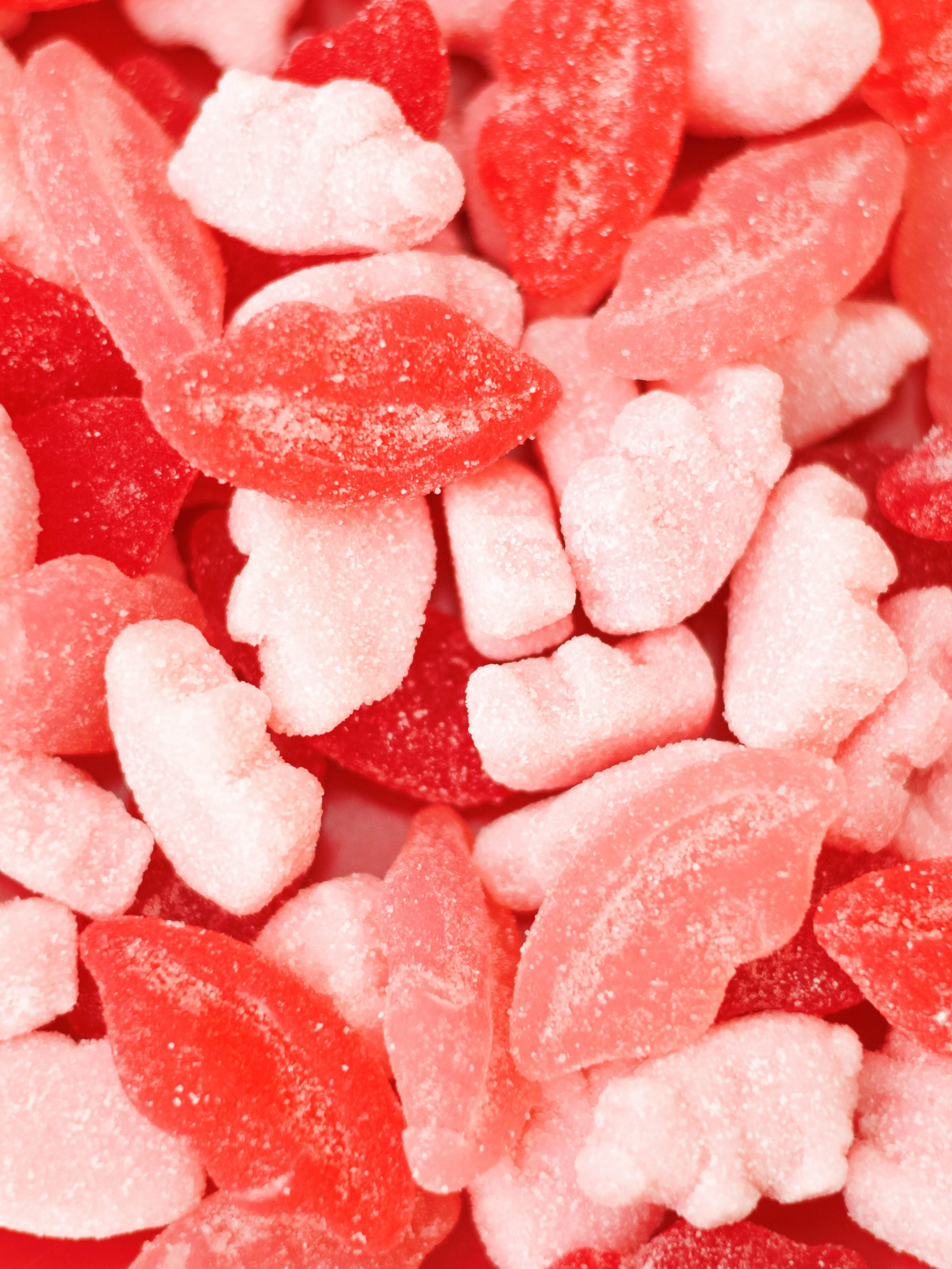 Hog 'n Kisses Valentine Gummy Candy Mix Large Jar