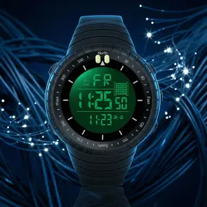 Men's Digital Sports Watch Waterproof Tactical Watch with LED Backlight Watches for Men