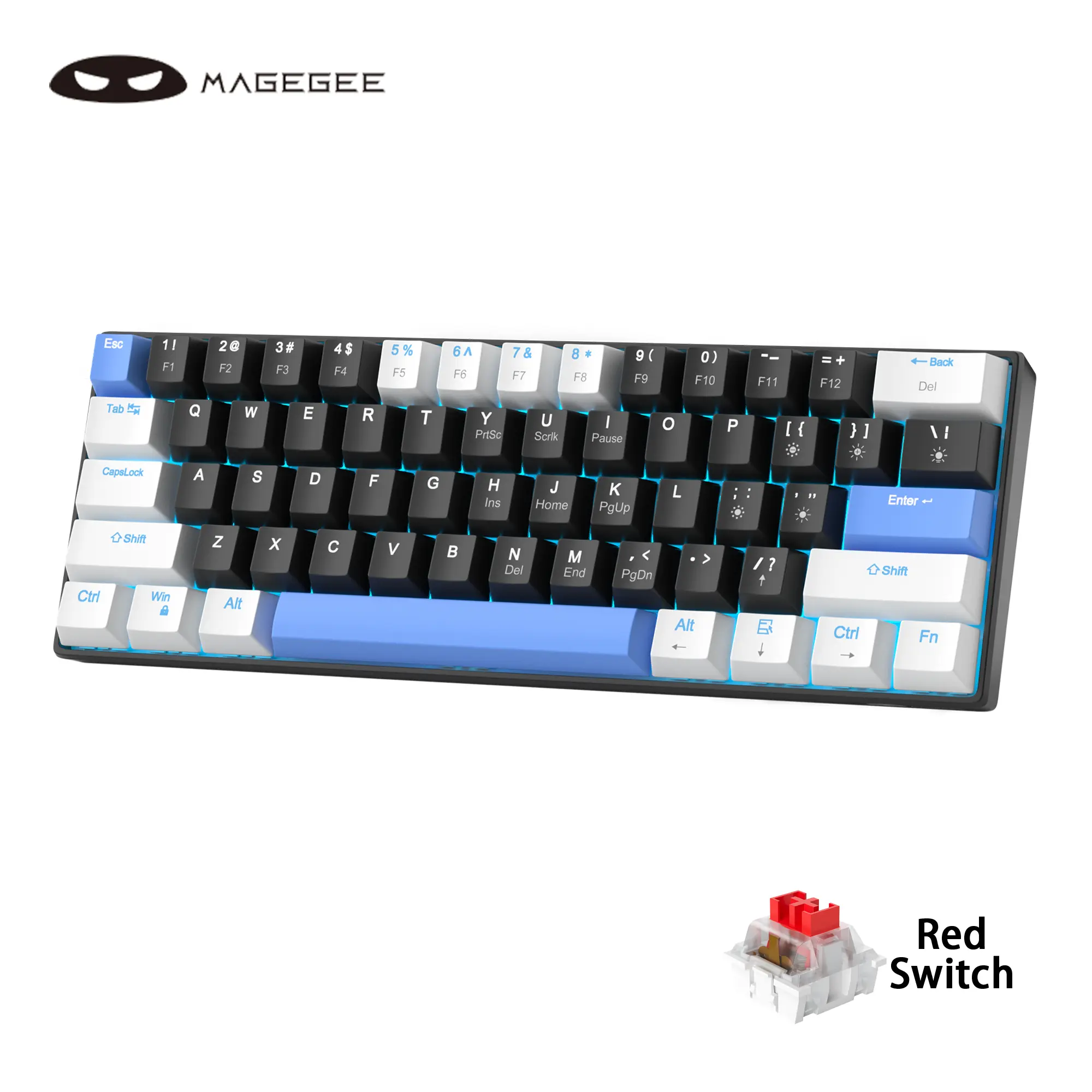 White Black-Red Switch