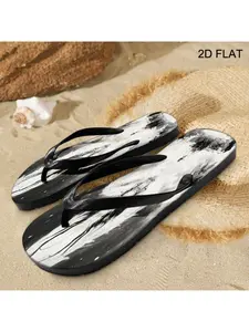Women'S Flip Flops, Samurai And Dragon Ink - Style Print, Multiple Colors And Sizes Available, Comfortable And Stylish, Suitable for Daily Wear, Beach, Vacation, Durable Material, Fashionable Design for Ladies, Women Shoes