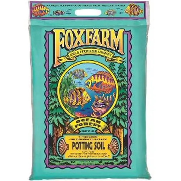 FoxFarm Ocean Forest Potting Soil, 12qt – Light, Aerated Texture, Designed for All Container Plants – pH Adjusted for Optimal Nutrient Uptake, Effectively Retains Moisture