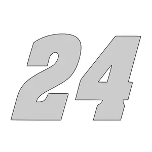 NASCAR Number 24 Jeff Gordon/ William Byron Decal for Trucks, Cars, and More