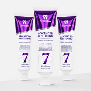 DrWhiten Teeth Whitening Toothpaste, 7-Pro Purple Toothpaste with 7 Probiotics, Upgraded Purple Formula, Mint Grape Flavor, Peroxide-Free Whitening Toothpaste for Adults, Gentle Enamel Care, Fresh Breath, Daily Oral Care #summervibes