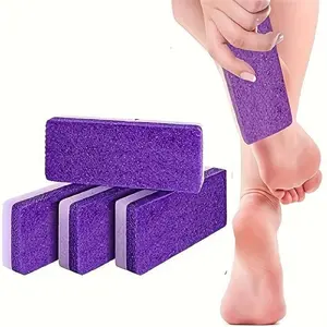PU foam pumice to remove dead skin washboard double striped grindstone foot trimmer sole massage file Pedicure Care Tool