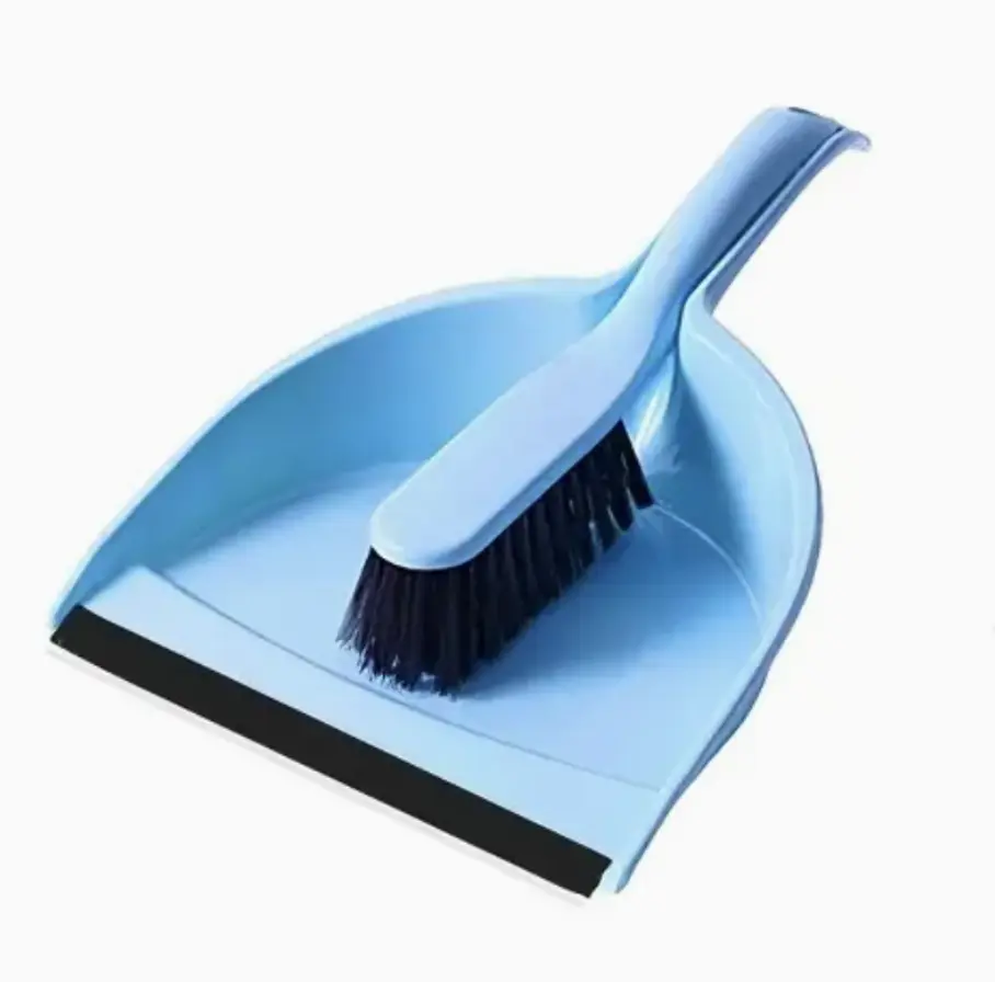 Compact Handheld Broom and Dustpan Set for Quick Cleaning with Soft Bristles Durable Handle Lightweight Ergonomic Design for Home Office Use - Brush