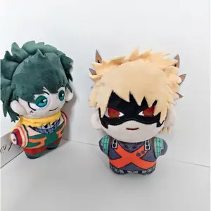 MHA Anime Midoriya Izuku Bakugou Katsuki Plush Keychain Todoroki Shoto Figure Cosplay doll Cartoon Props Stuffed Plush Toys Gift