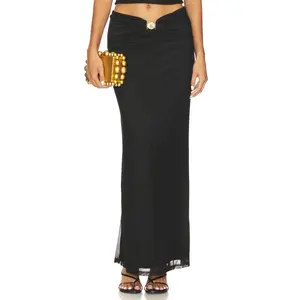 Runaway The Label - Rikki Maxi Skirt in Black