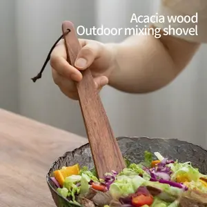 Teakwood Triangle Slanted Spatula, Anti-Scratch Design, Suitable for Non-Stick Pans and Frying Pans, Durable Kitchen Utensil, Wooden Cooking Tools, Wooden Spatulas