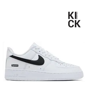 NIKE AIR FORCE 1 LOW 'SUPREME BOX LOGO WHITE BLACK'