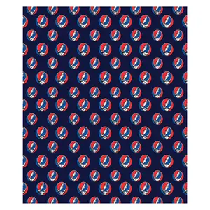 Grateful Dead Steal Your Face Cozy Fleece Throw Blanket