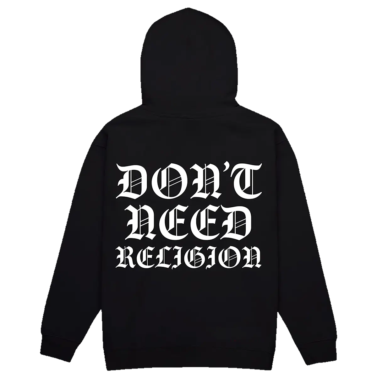 Motörhead x Blackcraft Jesus Unisex Soft Cotton Long-Sleeve Pullover Hoodie - Men's Casual Clothes, Unique Graphic, Pocket, Polyester Fleece, Classic Design, None Closure, Long Sleeves