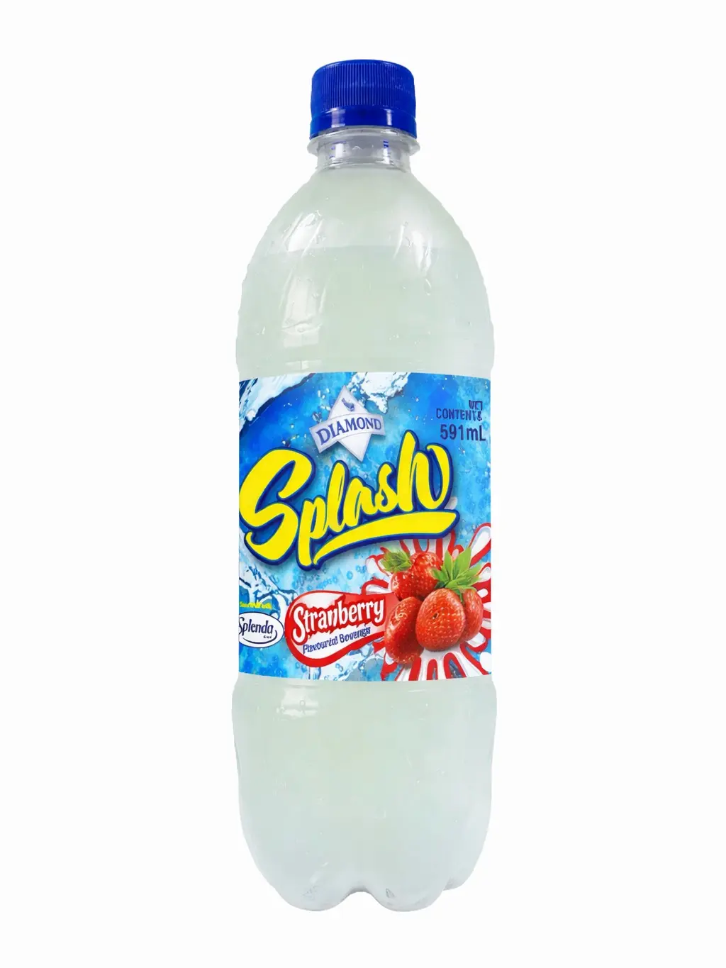Guyana's Diamond Splash Strawberry Sparkling Water 591mL