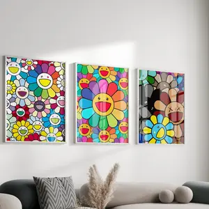 Takashi Murakami Poster,set of 3,Printable Graffiti Poster,off white print,Hypebeast Sneaker, Sneaker Prints