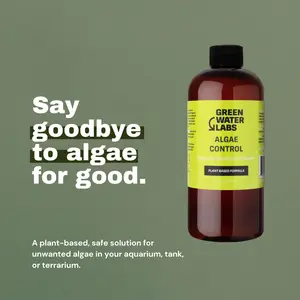Algae Control by Green Water Labs, plant based aquarium cleaner