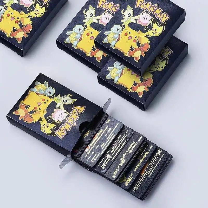 55PCS  < REPLI.CA> Premium  Collection Set – Gold, Silver, Rainbow & Black Rare Collector Cards